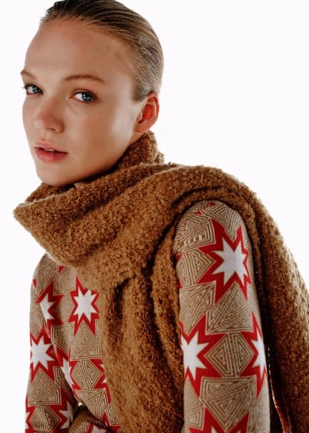 ALPACA BLEND CAMEL SCARF - 3