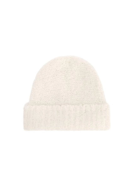 ALPACA BLEND ECRU CAP - 6