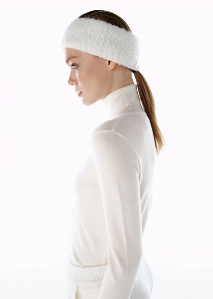 ALPACA BLEND ECRU HEADBAND - 4