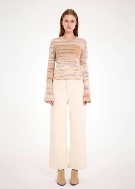 ALPACA BLEND PUMPKIN KNIT SWEATER - 2