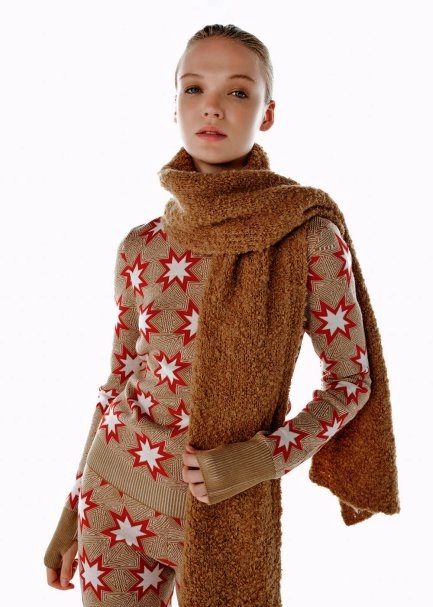 Alpaka Karışımlı Camel Atkı - 4