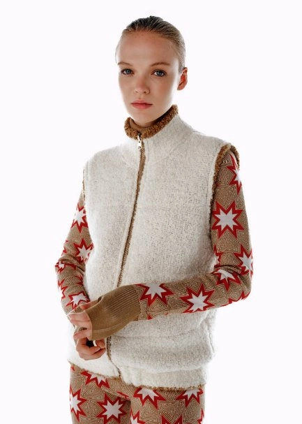 Alpaka Karışımlı Çift Taraflı Giyilebilir Triko Yelek - 3