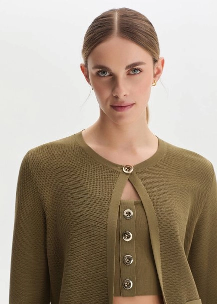 Anıs Regular Fıt Knıt Jacket - 1