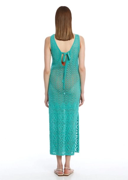 AQUA BEACHWEAR KNIT DRESS - 7