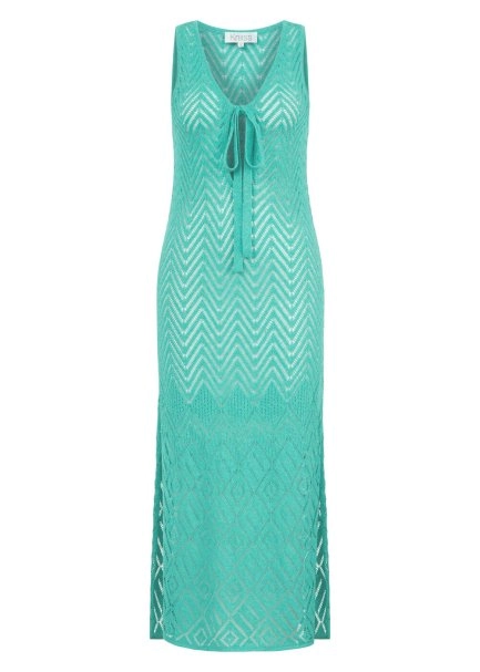 AQUA BEACHWEAR KNIT DRESS - 8