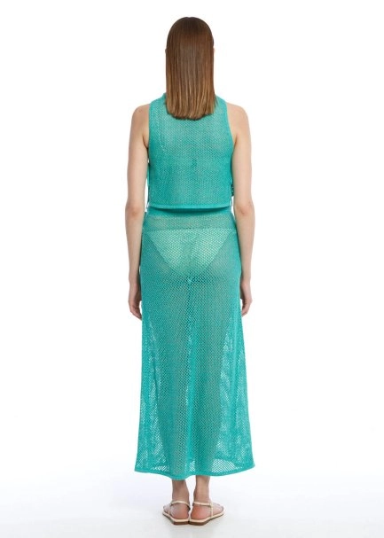 AQUA BEACHWEAR KNIT TOP - 5