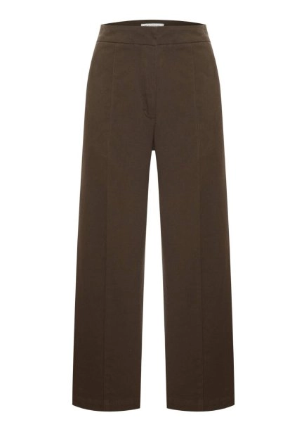 Barrel Leg Loden Pants - 5