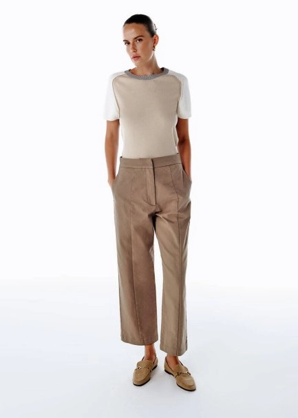 Barrel Leg Pantolon Camel - 4