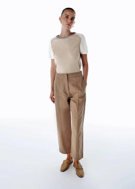 Barrel Leg Pantolon Camel - 2