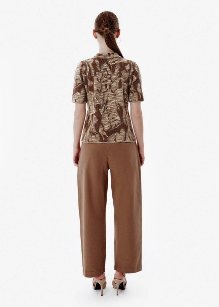Barrel Leng Biscuit Pants - 5