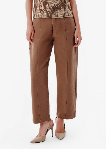 Barrel Leng Biscuit Pants - 3
