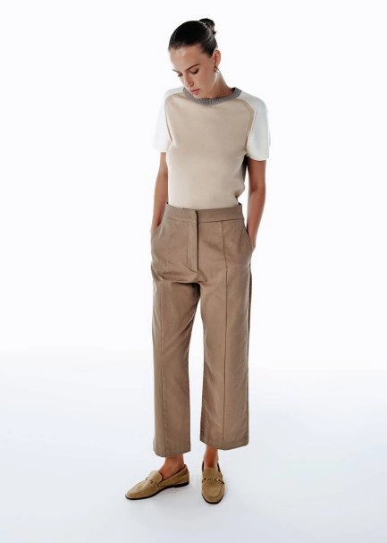 BARREL LENG PANTS BISCUIT - 3