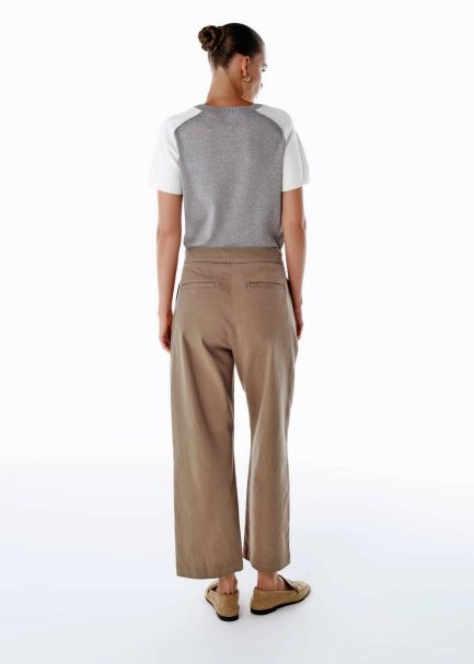 BARREL LENG PANTS BISCUIT - 5