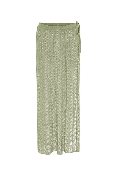 BEACHWEAR KNIT SKIRT MATCHA - 6