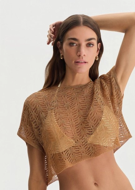 Beachwear Triko Üst Mango - 3