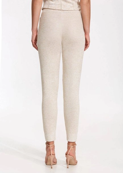 Bej Triko Jogger Pantolon - 5