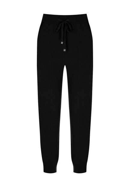 Black Knıt Jogger Pants - 6
