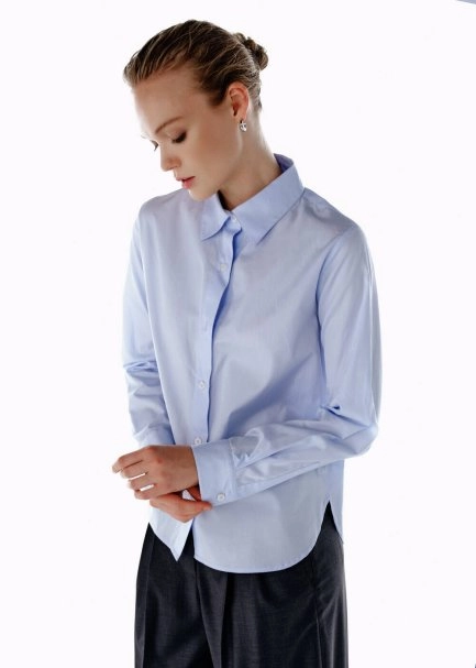 BLUE REGULAR FIT SHIRT - 3