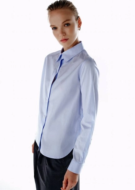 BLUE REGULAR FIT SHIRT - 4
