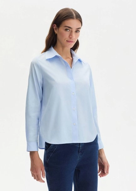 BLUE REGULAR FIT SHIRT - 3