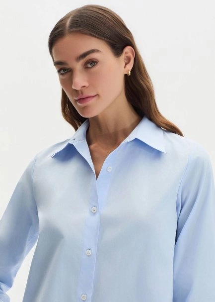 BLUE REGULAR FIT SHIRT - 4
