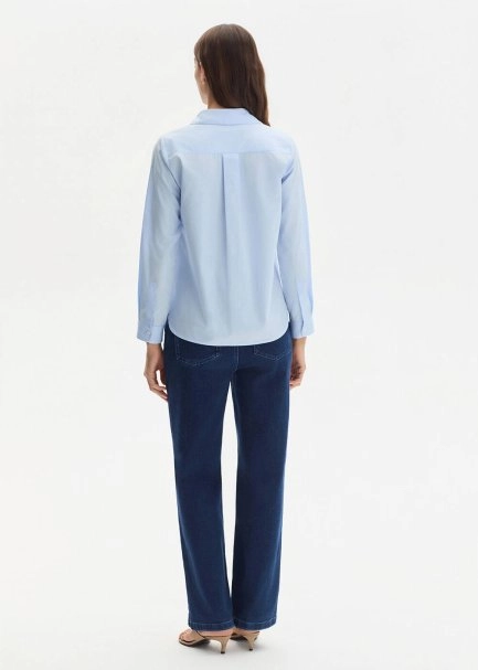 BLUE REGULAR FIT SHIRT - 5