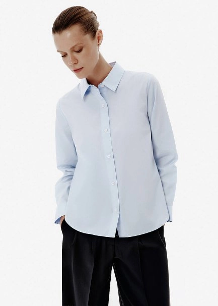 BLUE REGULAR FIT SHIRT - 3