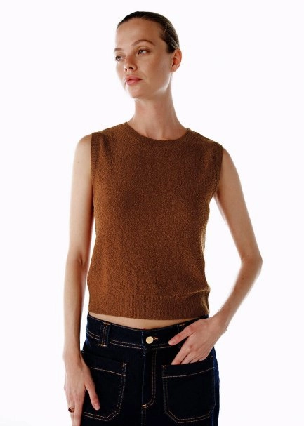 BOUCLÉ MERINO WOOL KNIT TOP - 4