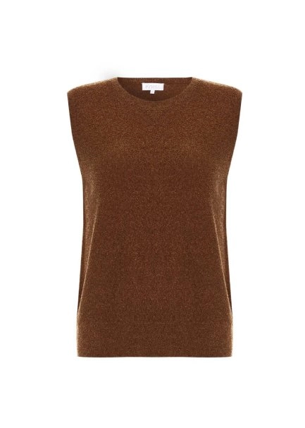 Bouclé Merino Yün Triko Üst - 6