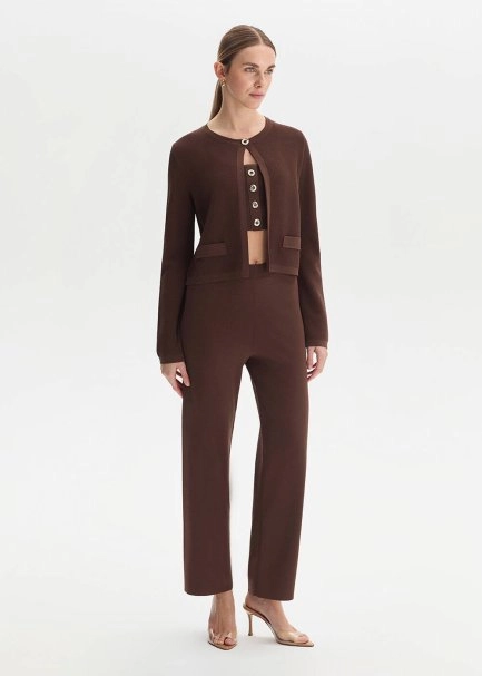 Cacao Regular Fıt Knıt Jacket - 3