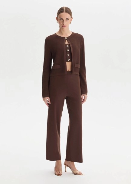 Cacao Regular Fıt Knıt Jacket - 4