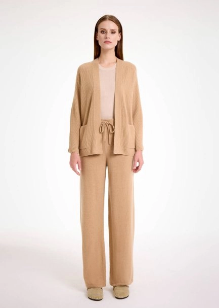 Camel Kaşmir Triko Hırka - 2