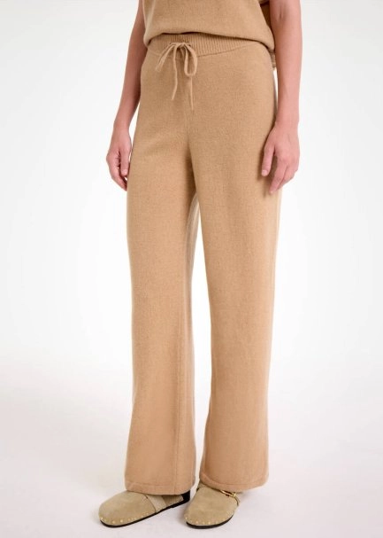 Camel Kaşmir Triko Pantolon - 3