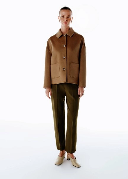 CAMEL WOOL COAT - 2