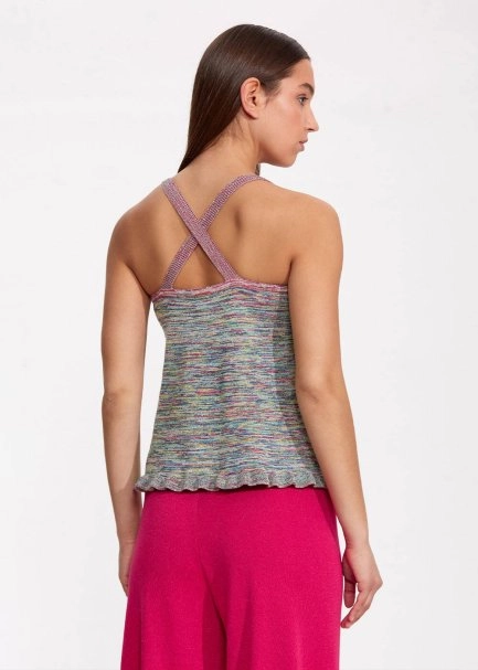 Çapraz Askılı Triko Üst - 5