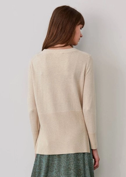 Cashmere Blend Embroıdered Knıt Sweater - 3