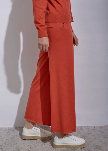 Cashmere Blend Mandarin Knıt Pants - 3