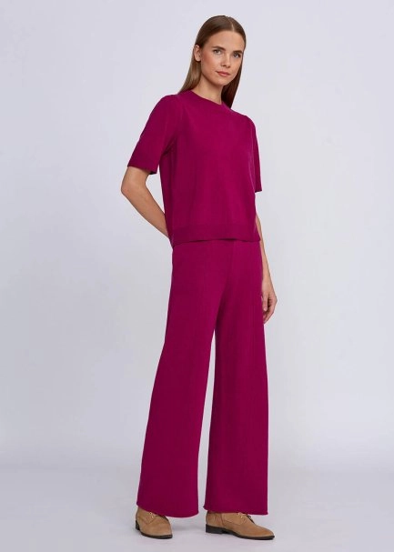 Cashmere Blend Rubellite Knıt Top - 2