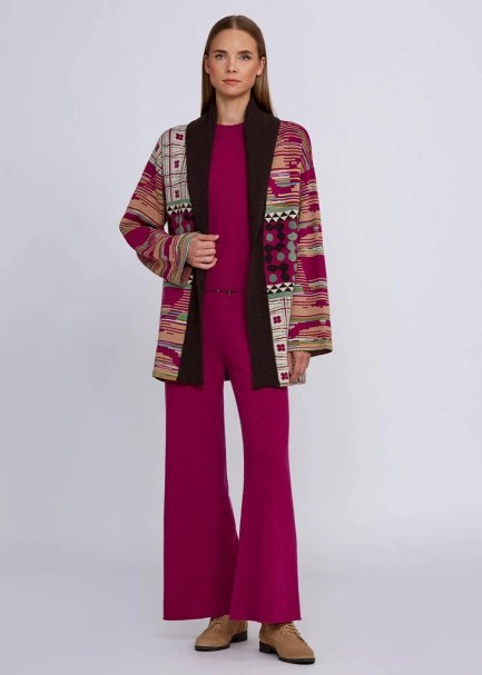 Cashmere Blend Rubellite Knıt Top - 5