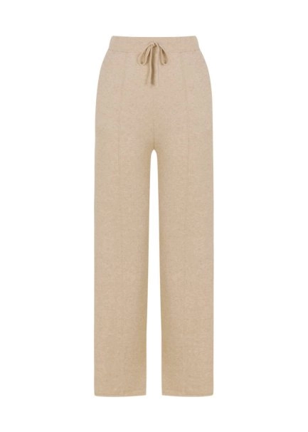 Cashmere Blend Sand Knıt Pants - 6