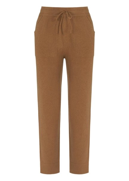 Cashmere Camel Knit Jogger Pants - 6