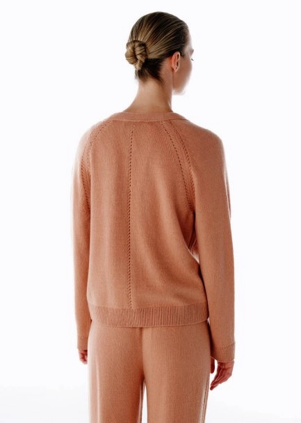 CASHMERE KNIT TOP PINK CLAY - 5