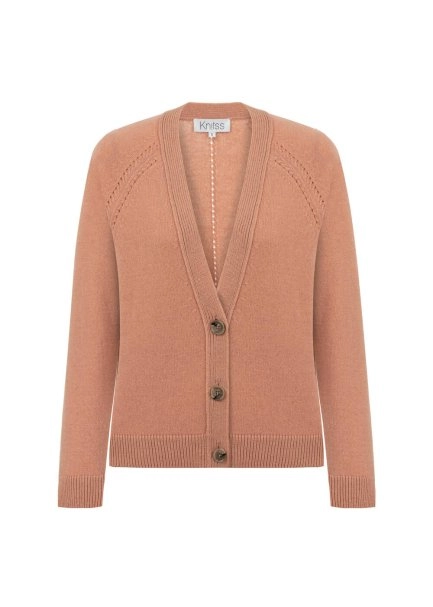 CASHMERE KNIT TOP PINK CLAY - 6