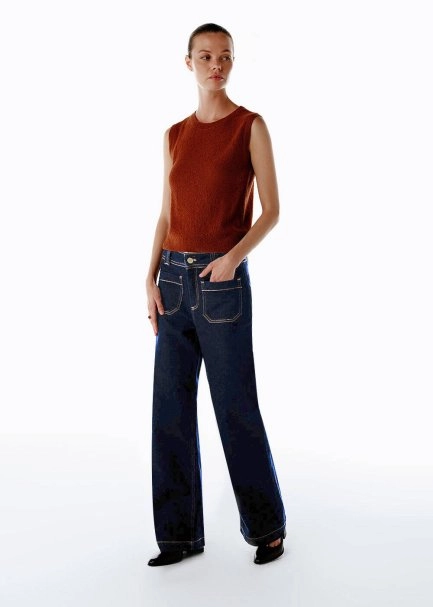 Cepli Mavi Denim Pantolon - 4