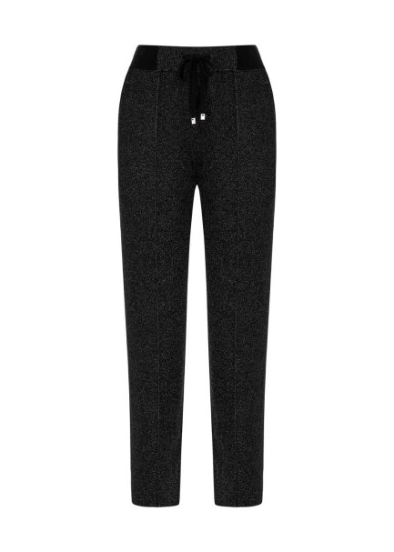 CIGARETTE KESİM SİYAH TRİKO PANTOLON - 6