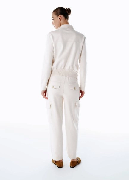 CLOUD KNIT CARGO PANTS - 5