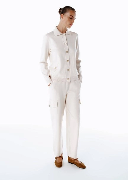 CLOUD KNIT CARGO PANTS - 2