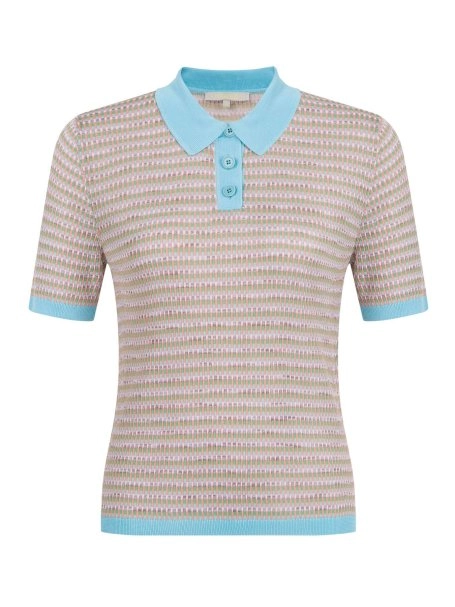 Polo Yaka Mavi Triko Üst - 6
