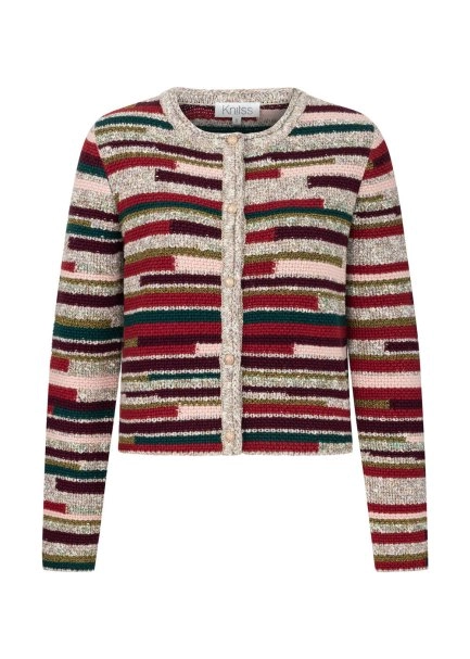 COLOR BLOCK KNIT CARDIGAN - 9