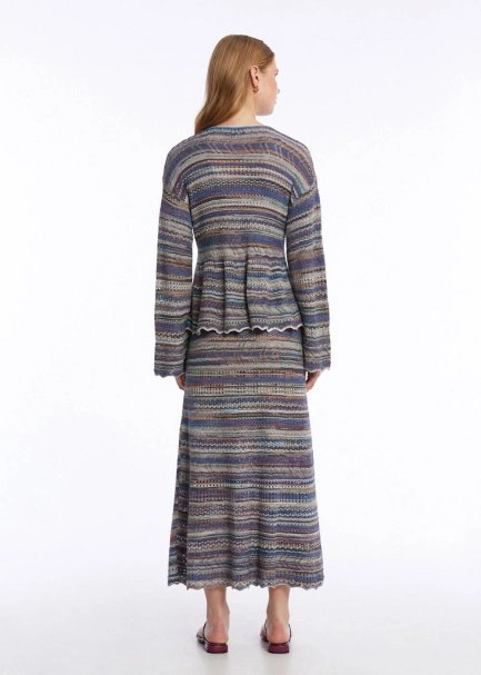 COLOR BLOCK KNIT CARDIGAN FESTIVAL - 5